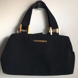 Diahann Carroll Black Purse with Gold dressy purse